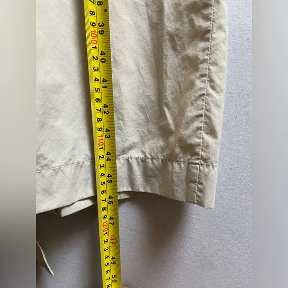 Oak + Fort  belt wrap midi beige neutral round neck midi dress Sz OS - Picture 13 of 13